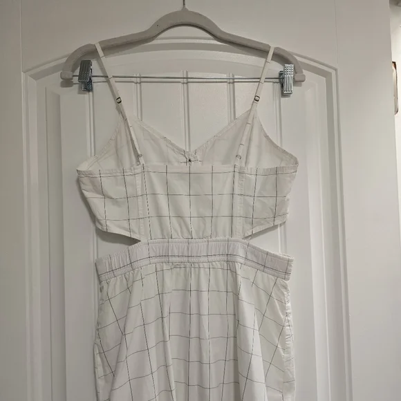 MADEWELL Windowpane Cutout Cami Mididress - Picture 8 of 12